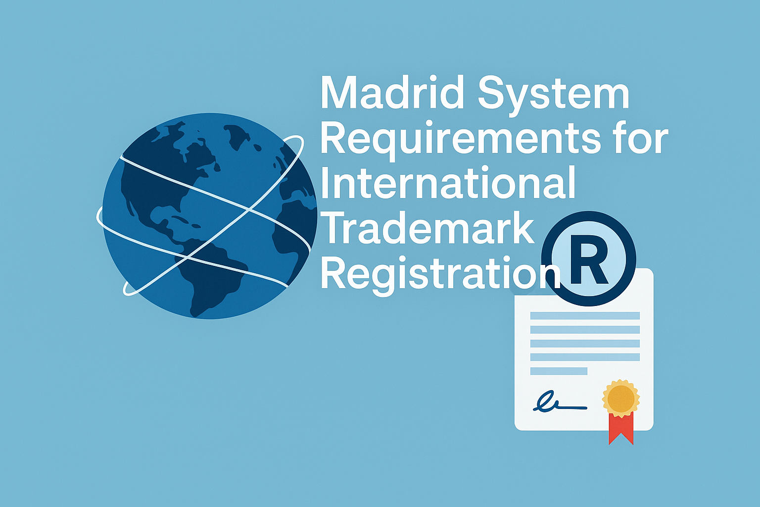 Madrid System requirements for international trademark registration