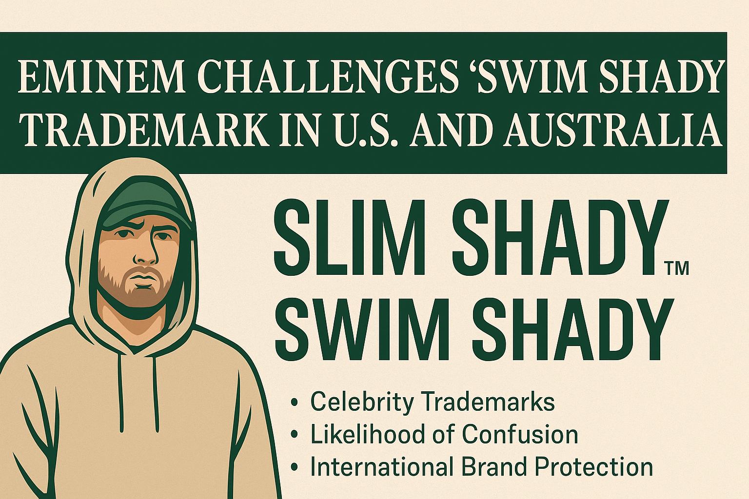 Trademark Review: Eminem Challenges “Swim Shady” Trademark in U.S. and Australia