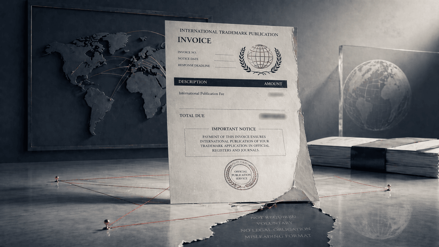 Received an Invoice For International Publication of Trademark