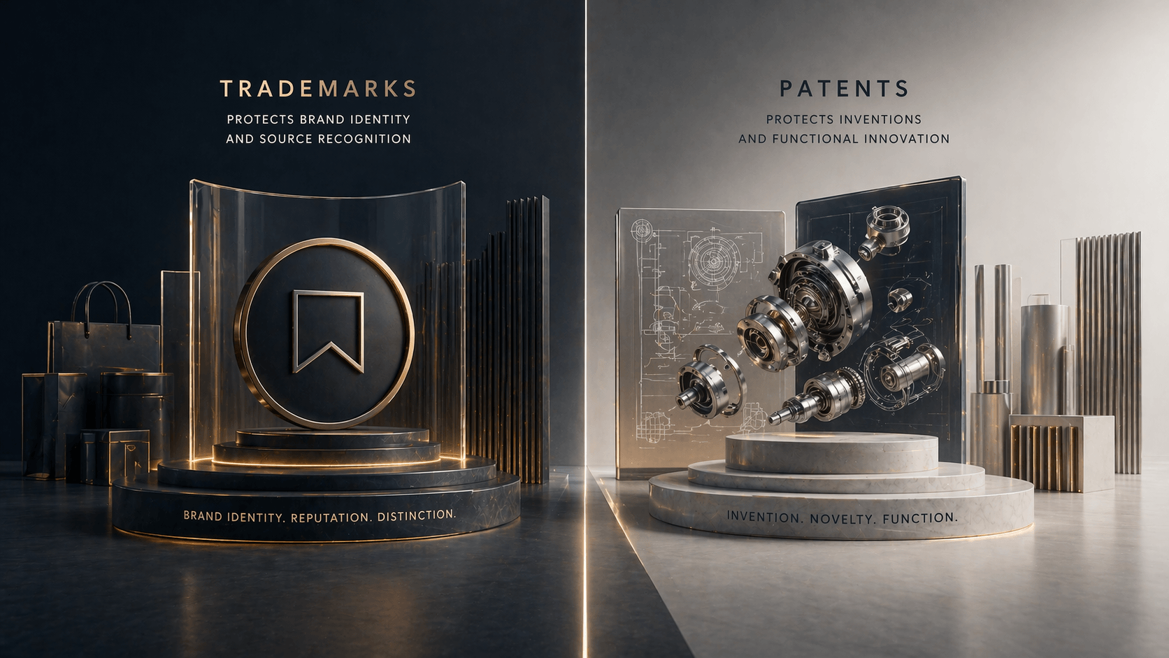 What Is the Difference Between Trademarks and Patents?