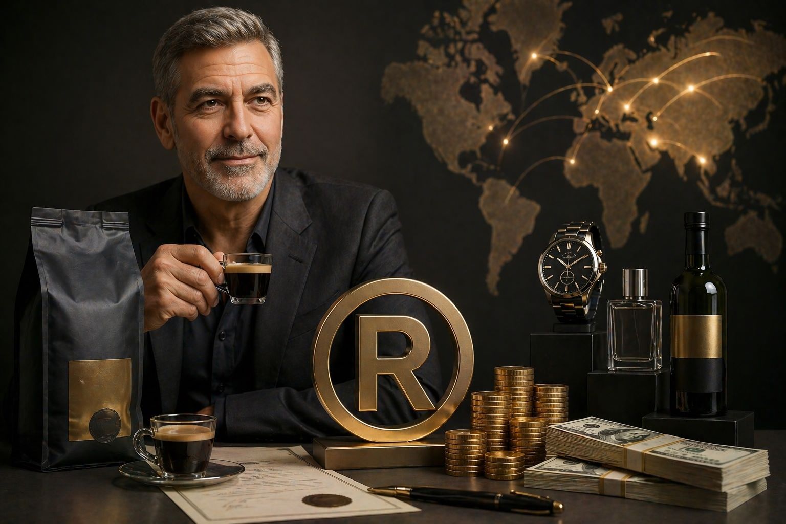 How George Clooney Made $1 Billion with Trademarks and How You Can Make Money With Your Trademark Too